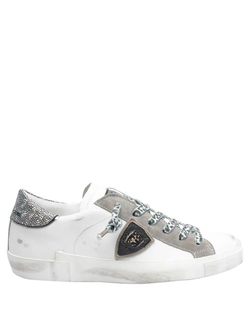 PRSX PHILIPPE MODEL | A012077VML2 VEAU METAL LEO_BLANC NOIR